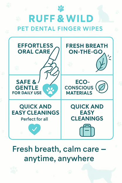 Eco-Friendly Dental Wipes 50pcs/Pack